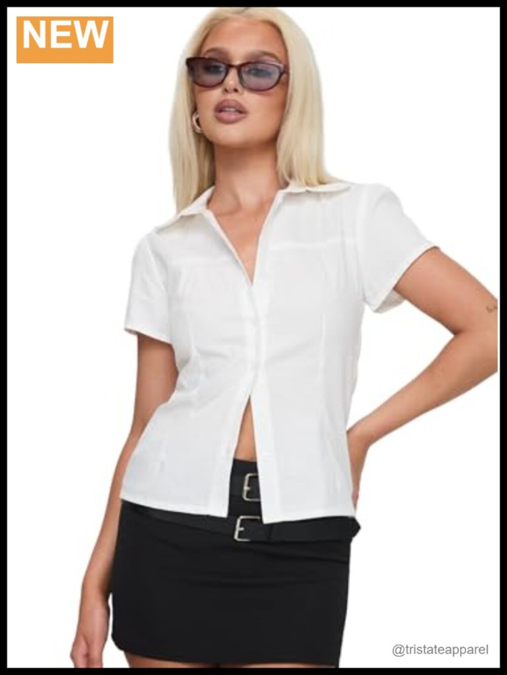 Princess Polly Reverie Top - White Cotton Blouse